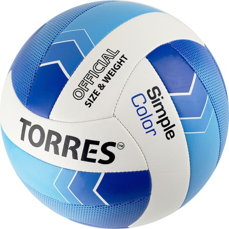 Купить Мяч волейбольный Torres Simple Color любительский р.5 в Торжке 